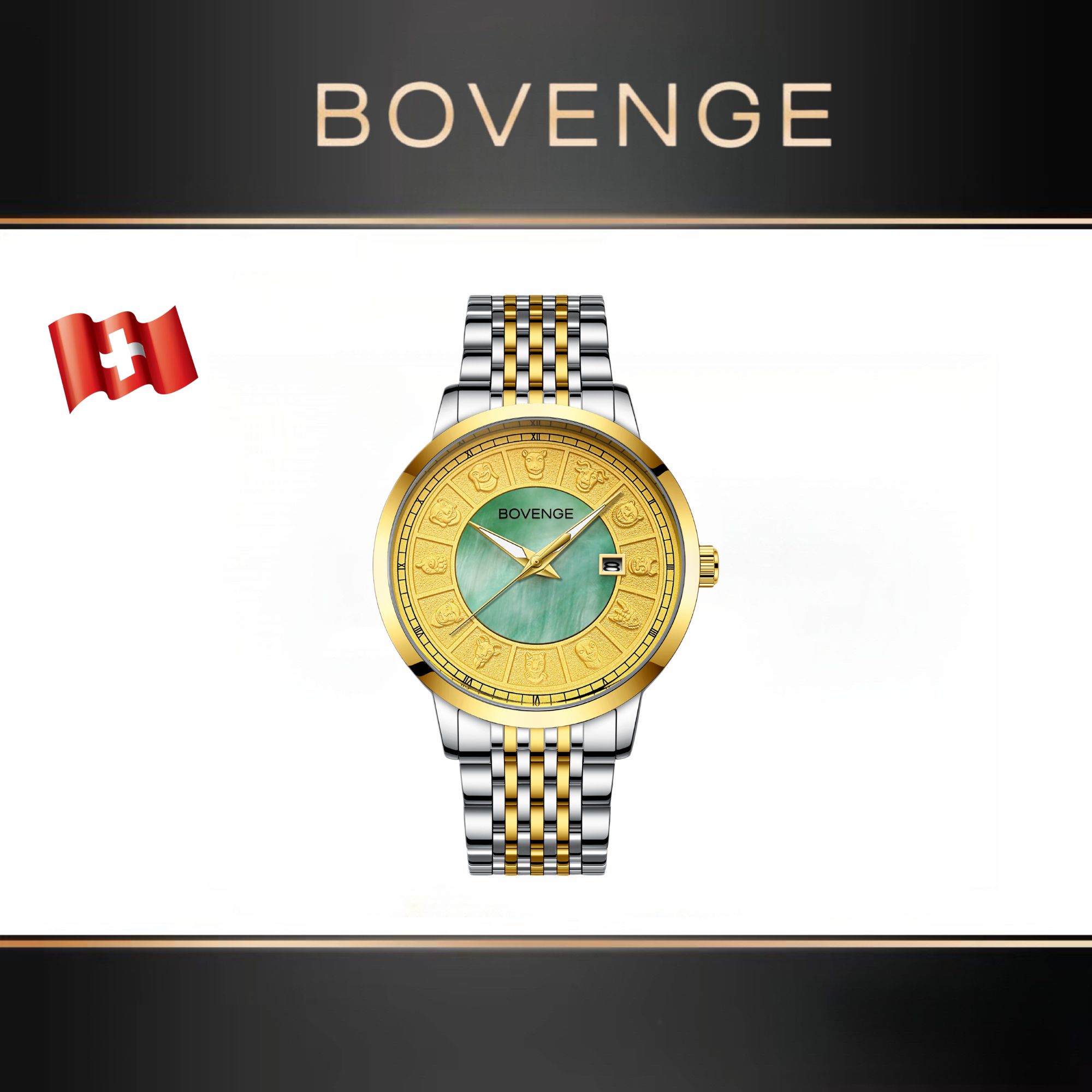 十二生肖/商务夜光背透自动经典男士腕表B-766SP-Y