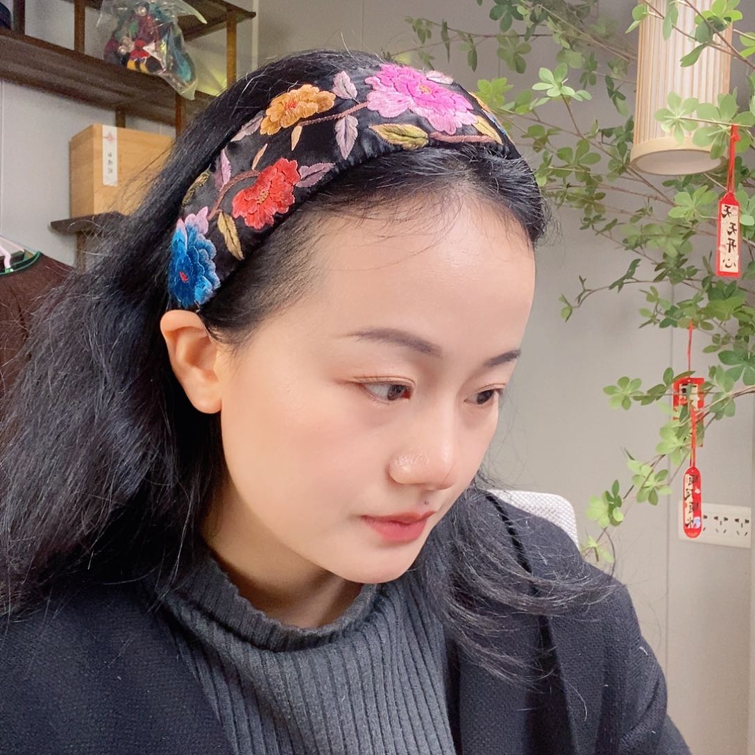 织绣高贵典雅高货发箍