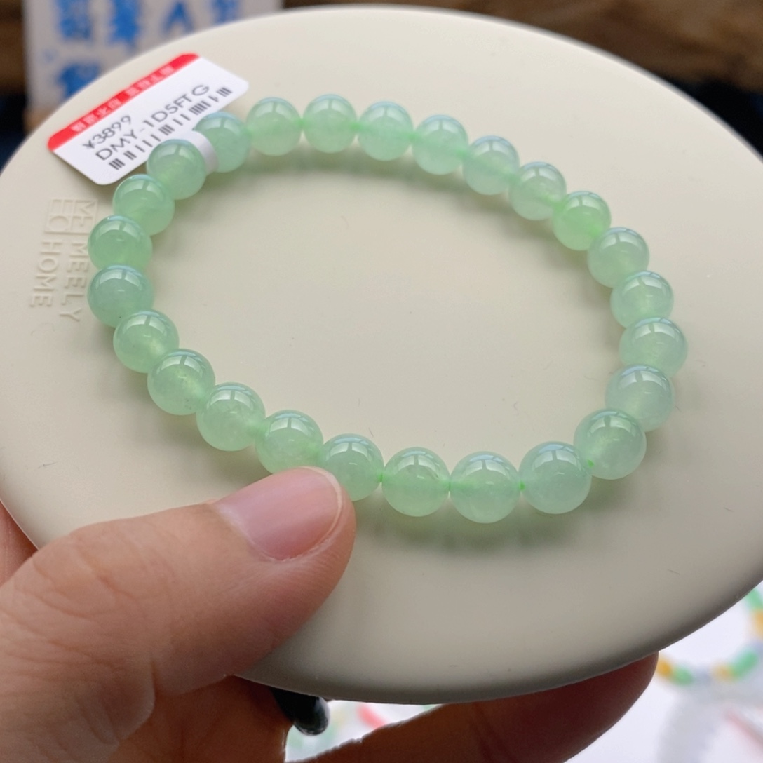 未镶嵌翡翠手链卡7.6