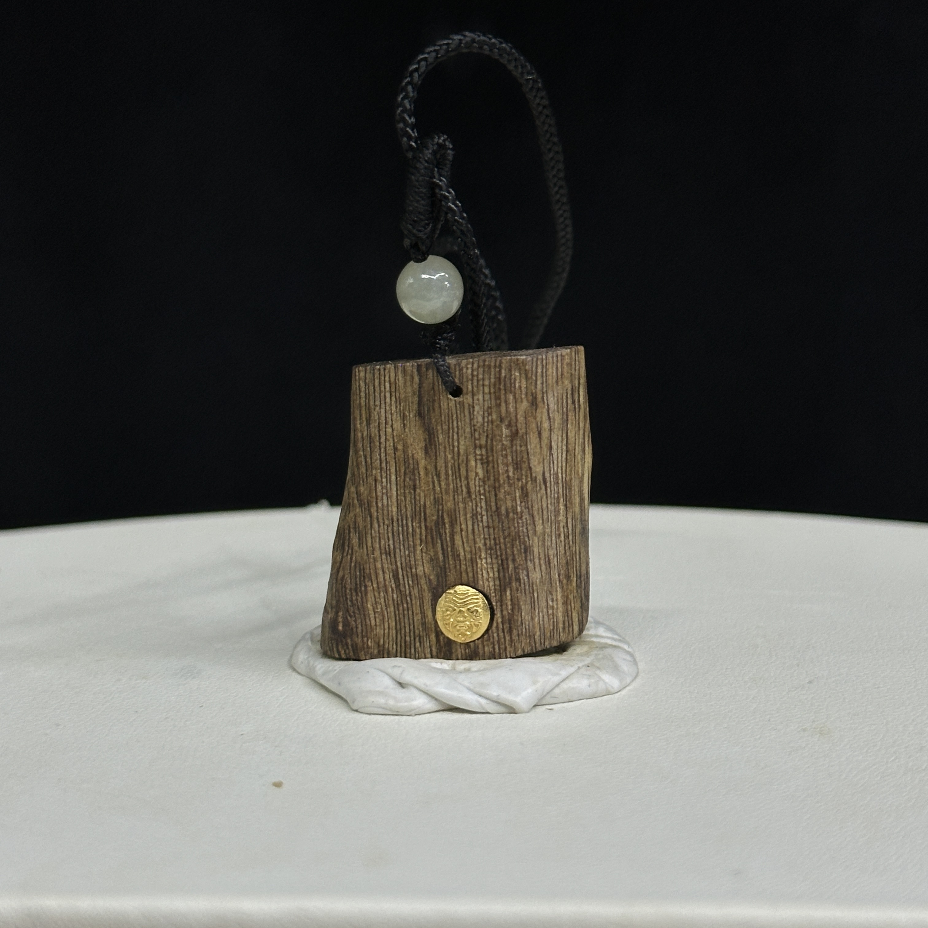 GXCX-5099 沉香棋楠随形扎基贴片4.2g 约：26*23*11mm