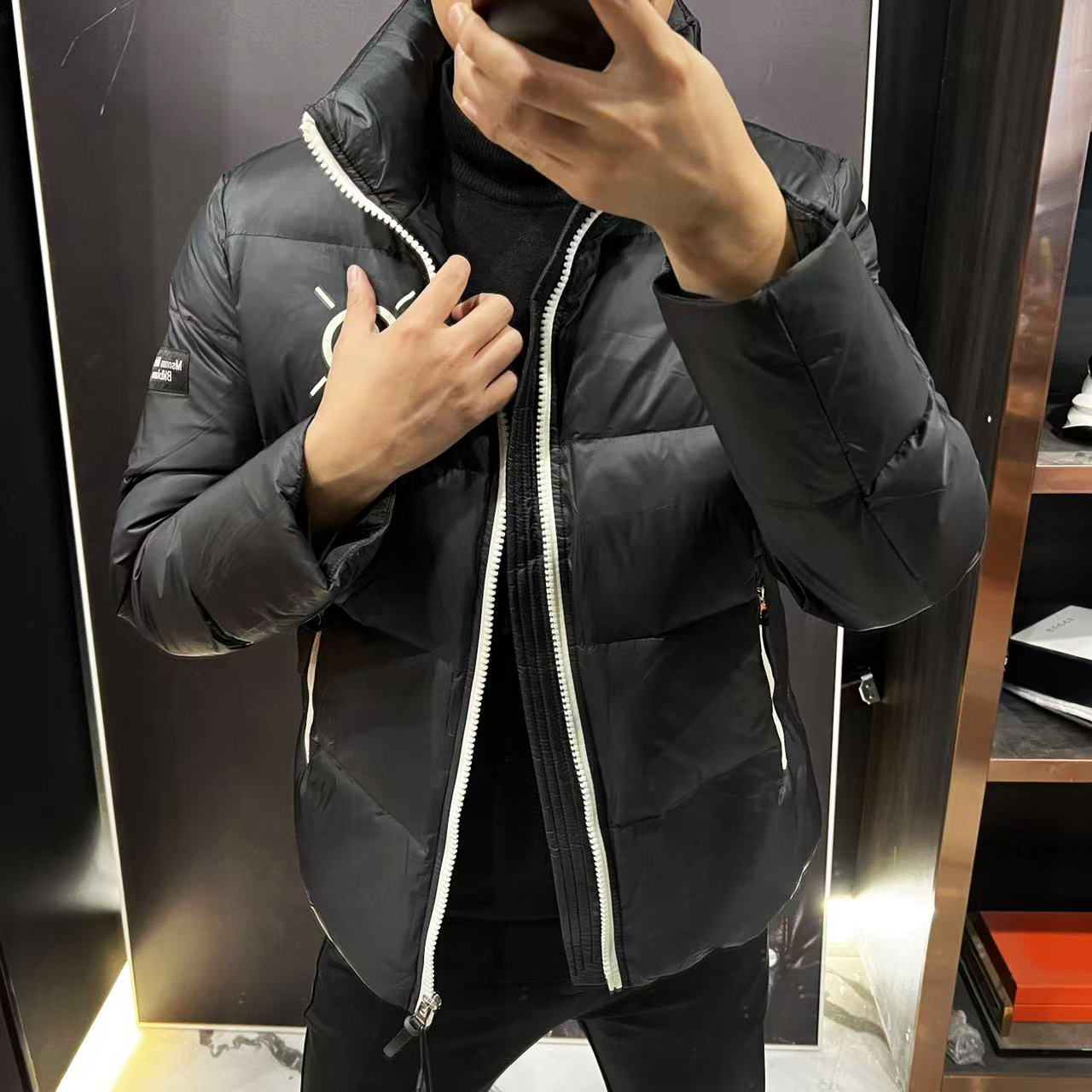 34231男士高品质潮牌字母立领衣服