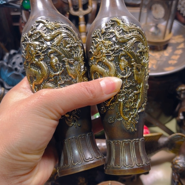 铜器摆件收收藏藏