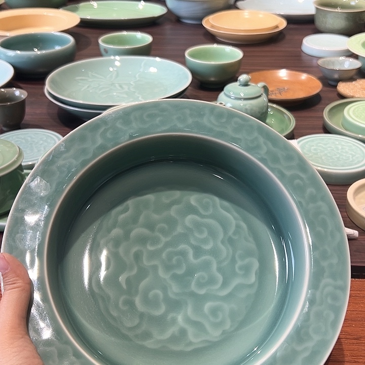 小米茶器龙泉青瓷