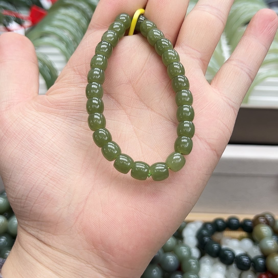 和田玉手串未镶嵌