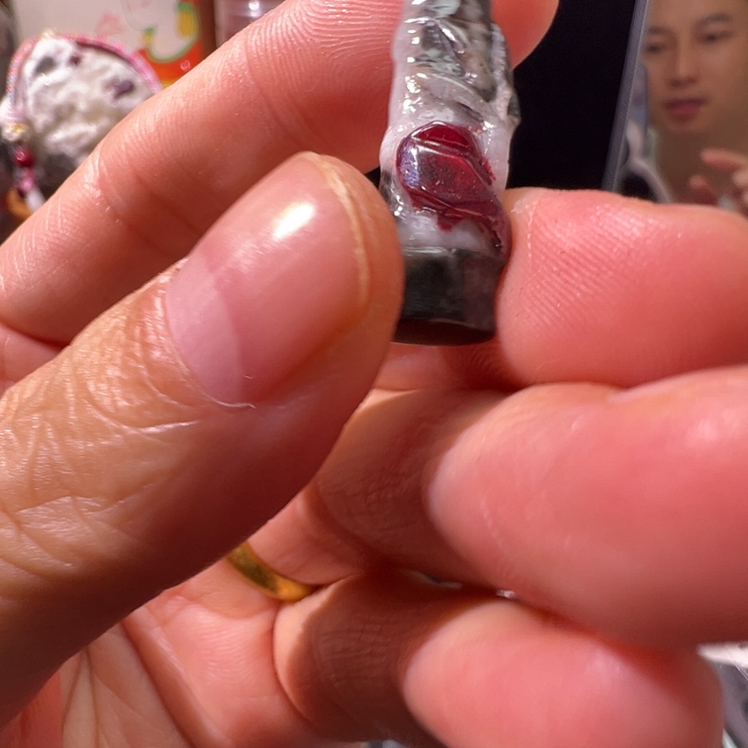 遵***哥天然辰砂节节高升