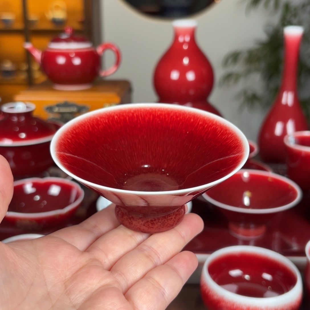 杯子景德镇高温原矿釉