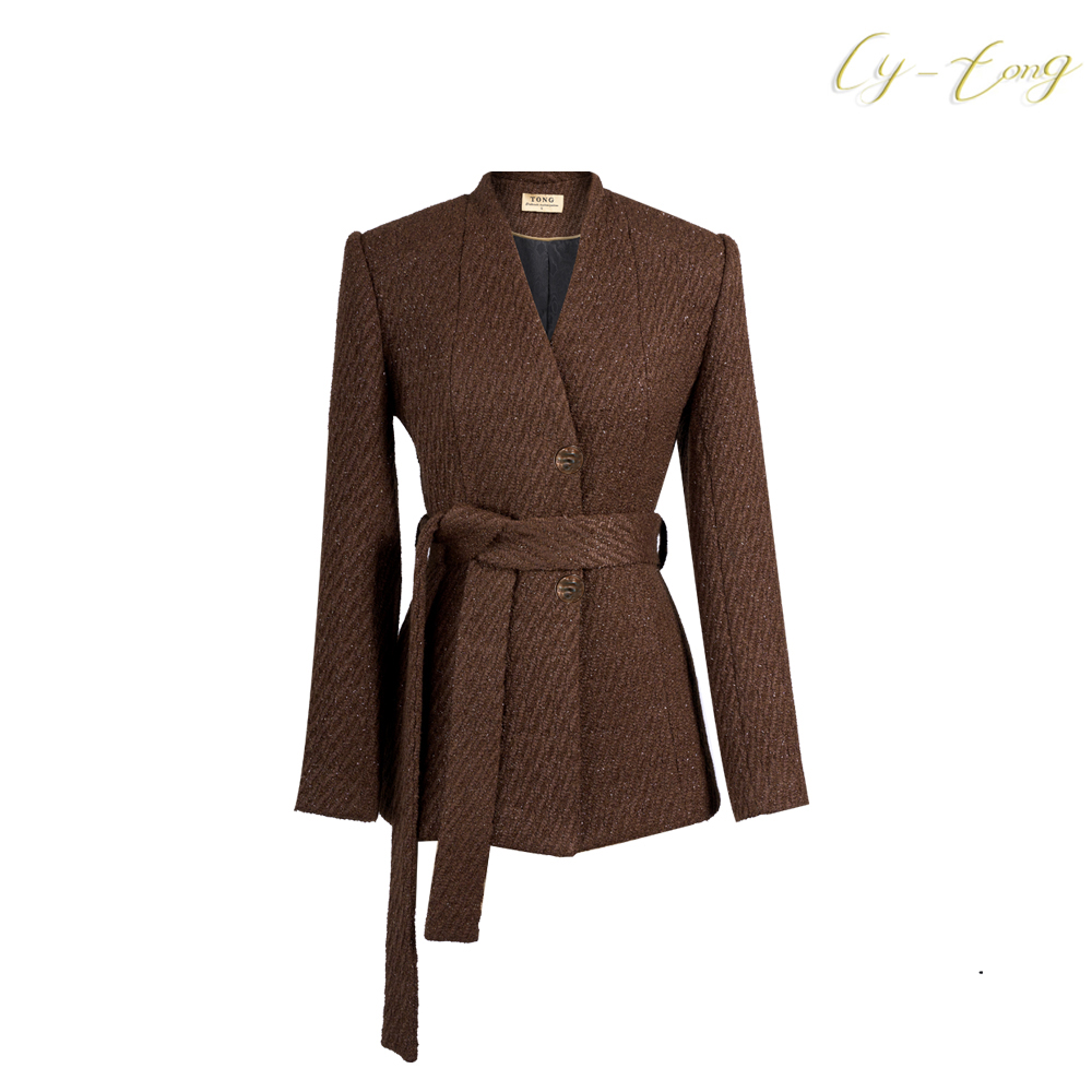 【彤姐原创】冬季显瘦时尚轻奢气质休闲小众独立西装西服W24B009