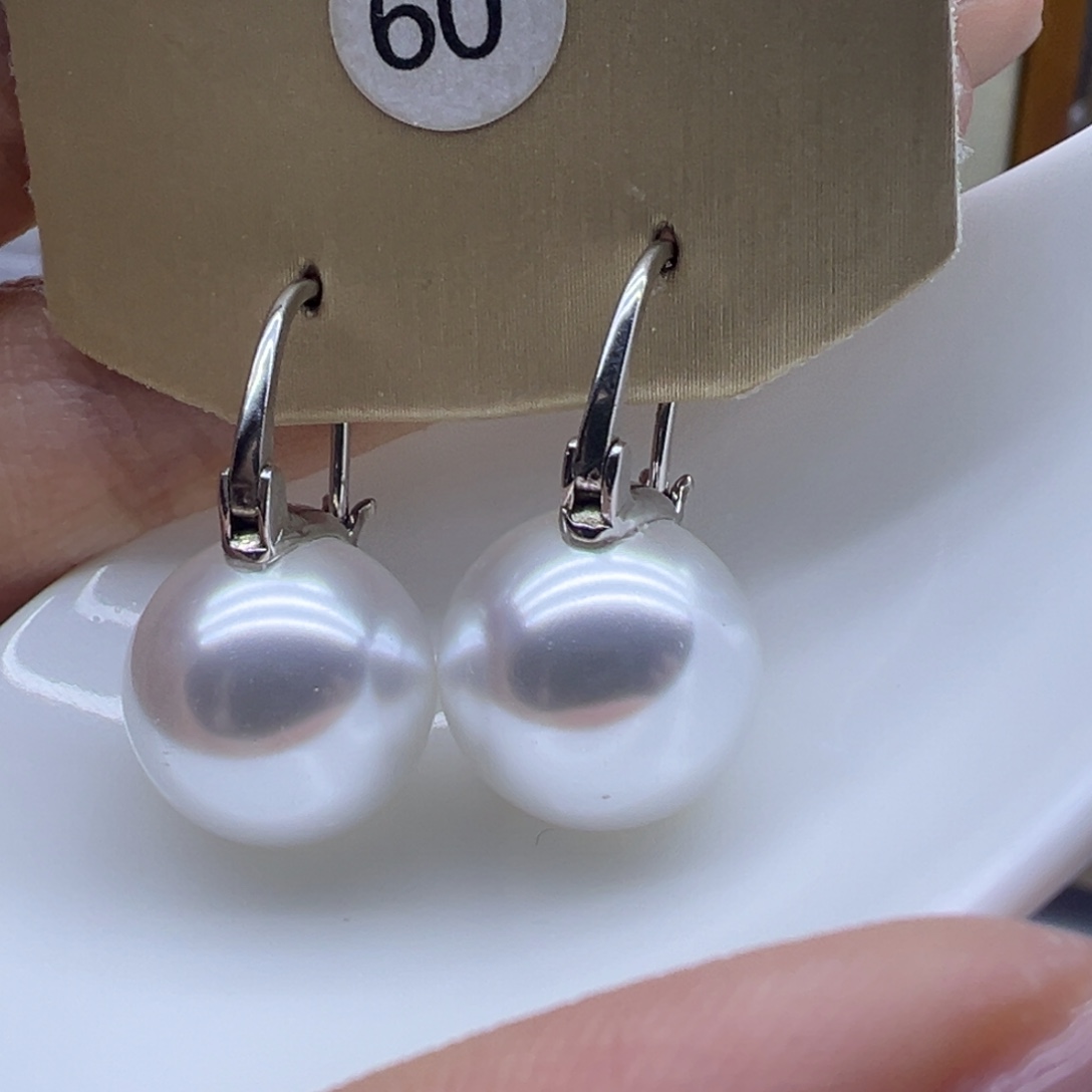 耳饰淡水珍珠银S925镶嵌