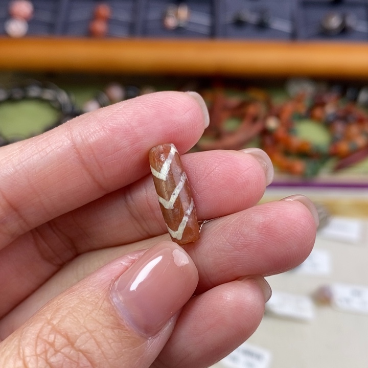 玛瑙/玉髓单珠未镶嵌