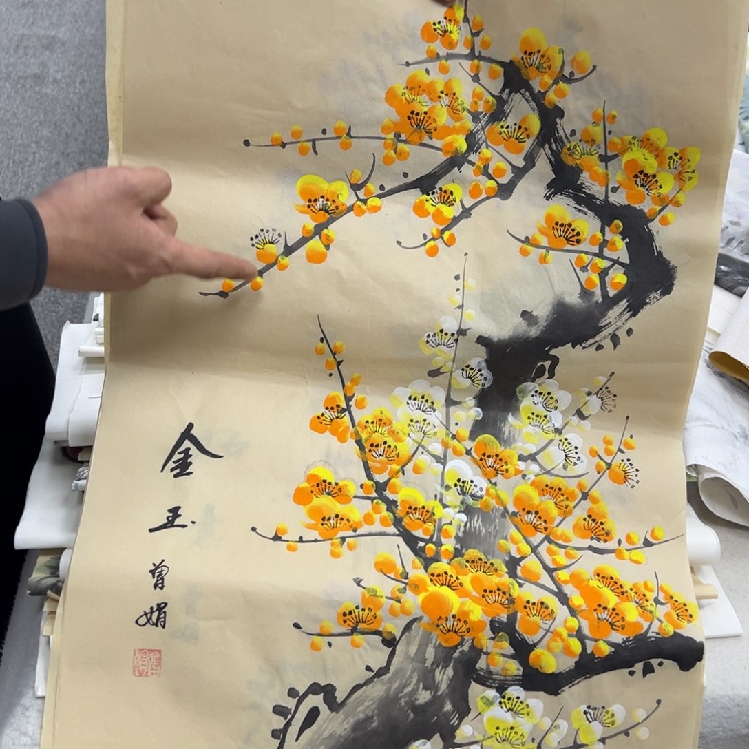 国画纯手绘字画宣纸