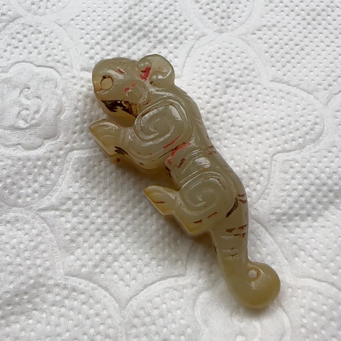 和田玉未镶嵌颈饰小****6