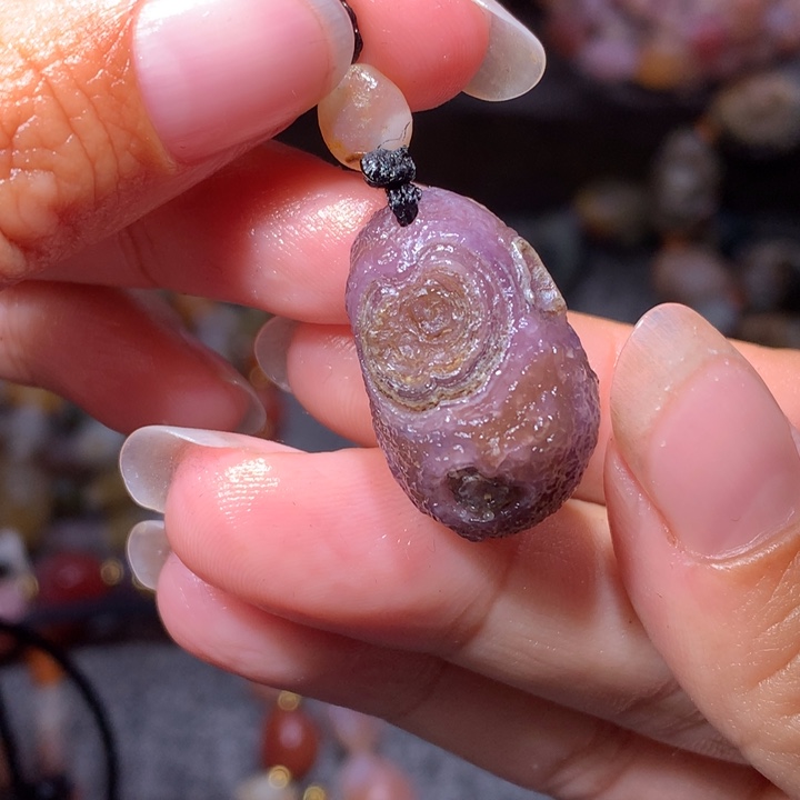 玛瑙/玉髓未镶嵌珠宝半成品枯*蝶