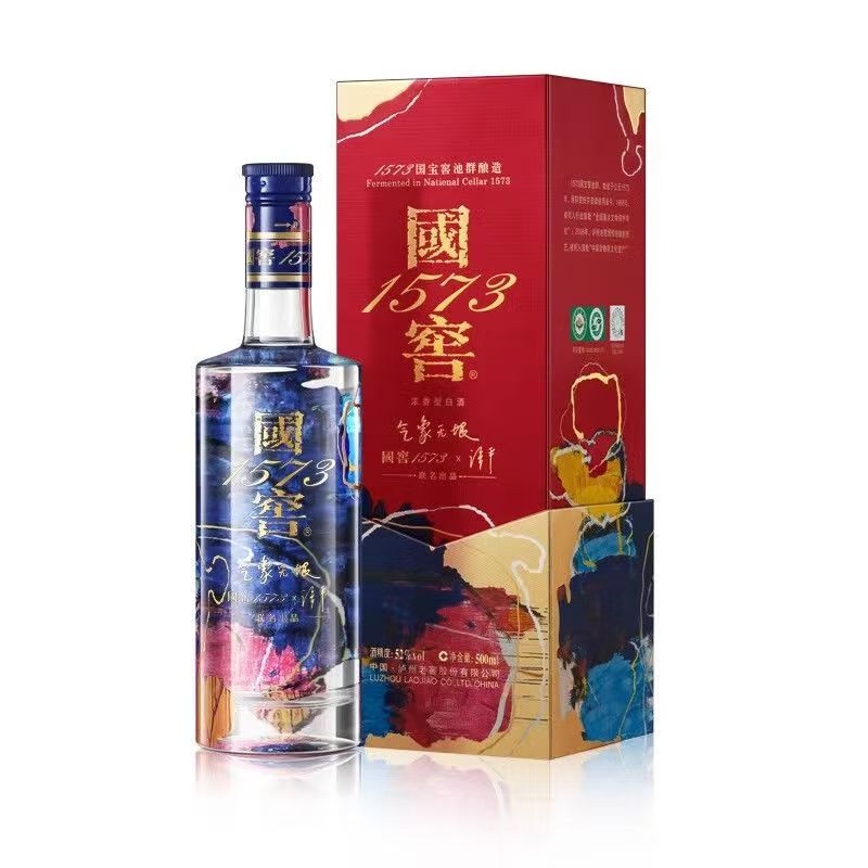 国窖1573新春艺术 联名版 浓香型白酒 52度500ml