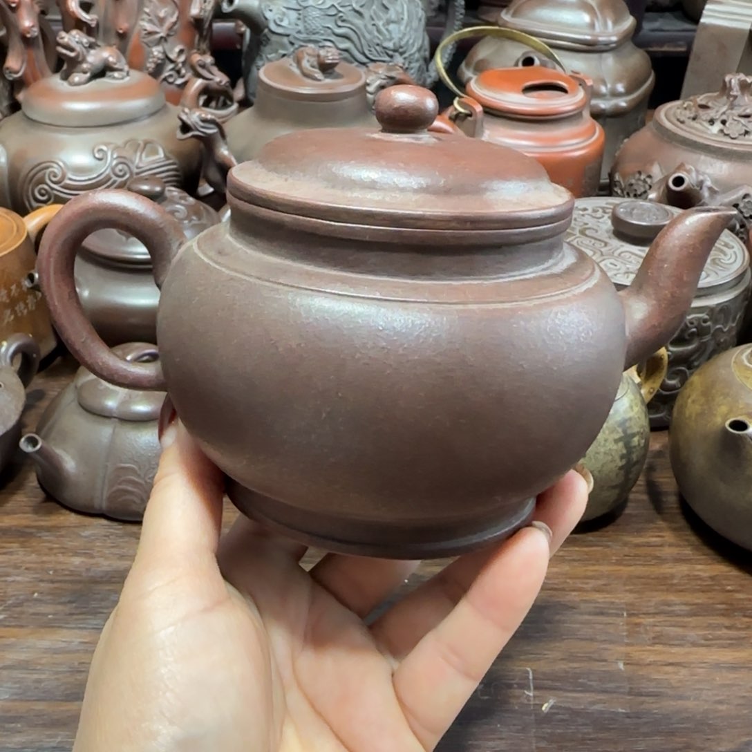 紫砂茶壶向*方原矿料，全手工！