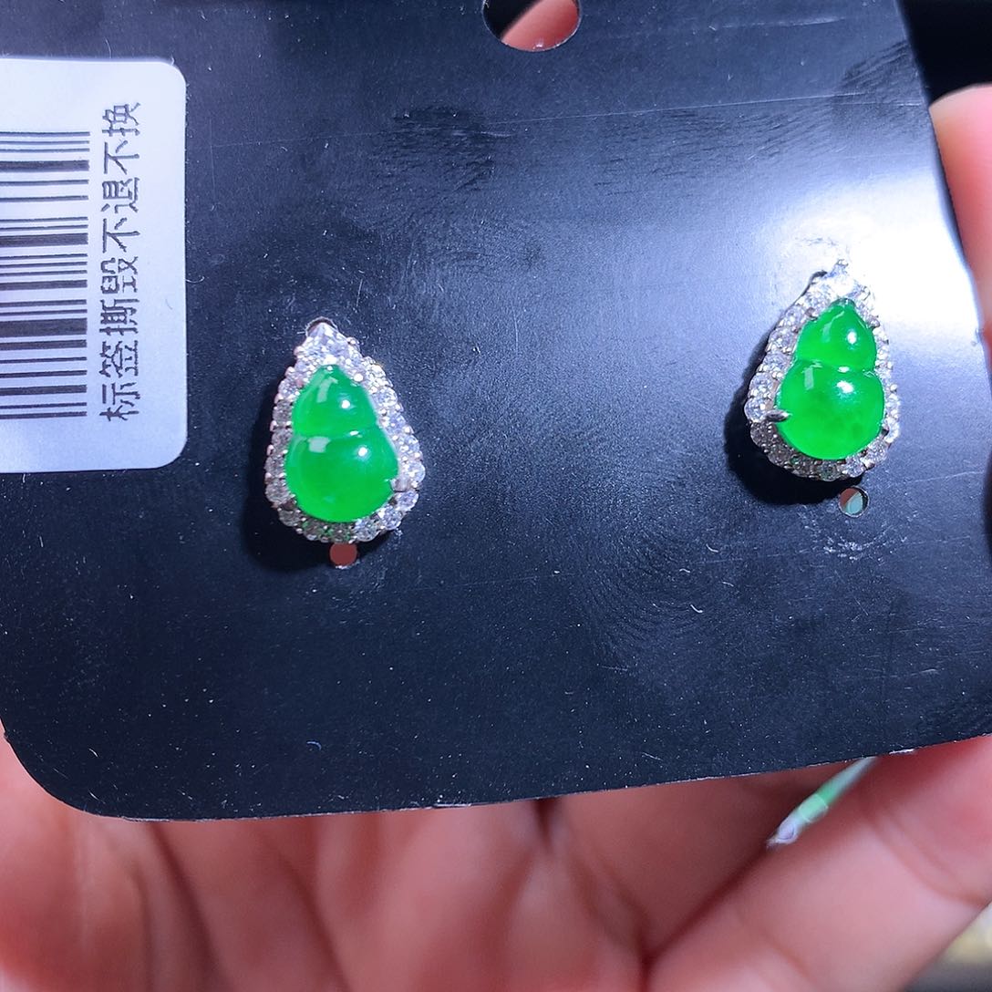 【闪购商品】颈饰银S925镶嵌翡翠天然翡翠