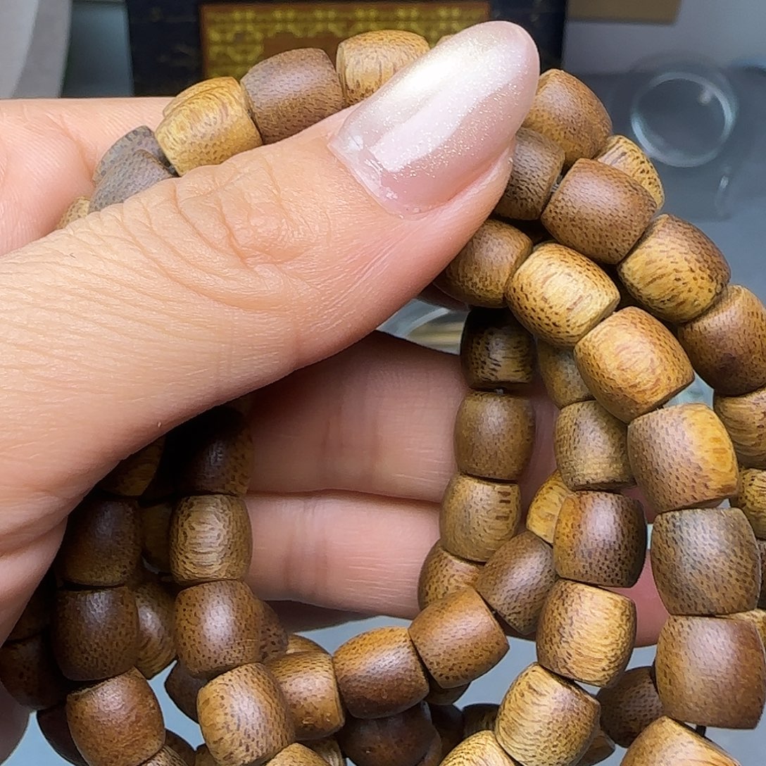 沉香手串白奇楠手串