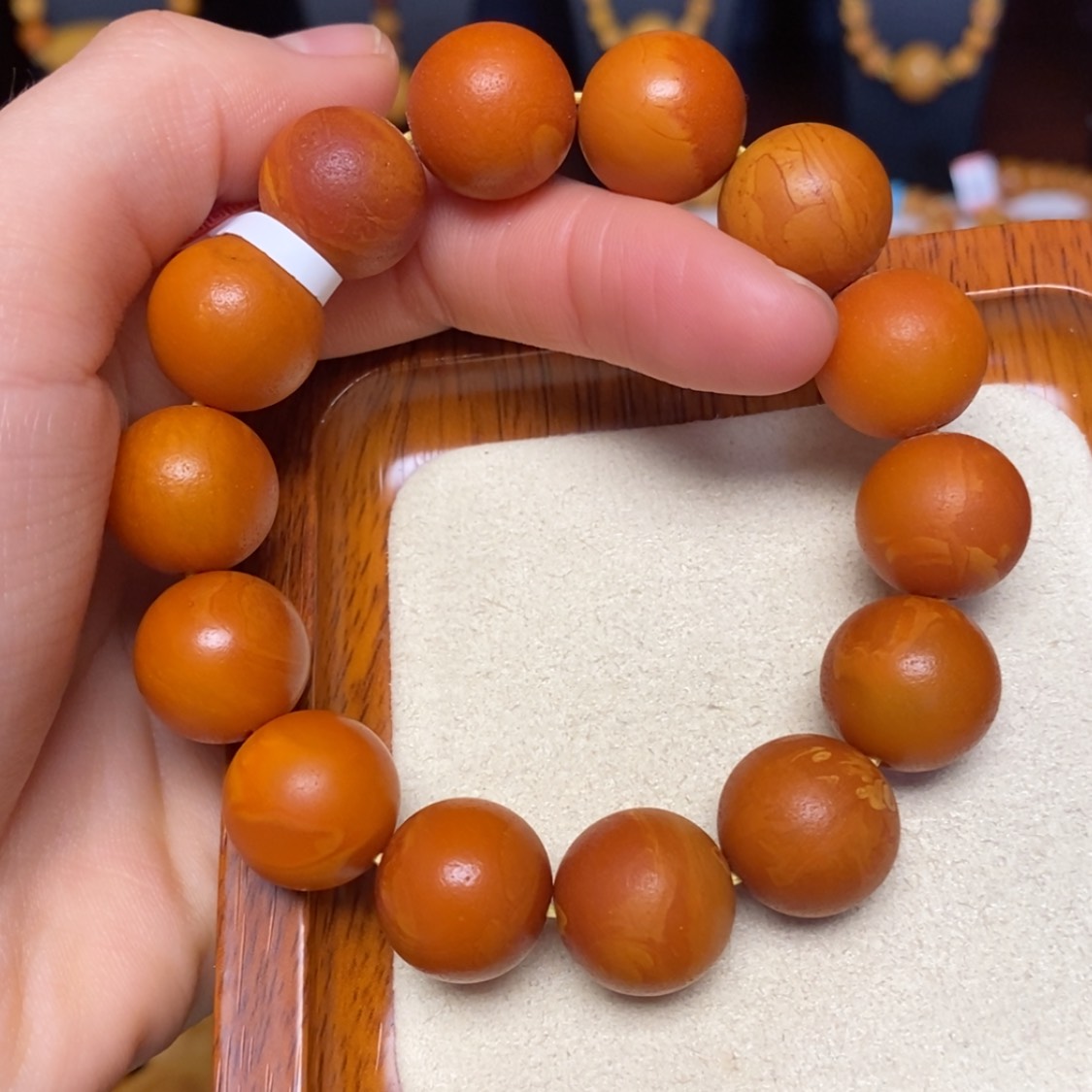 【闪购商品】未镶嵌蜜蜡手链手串