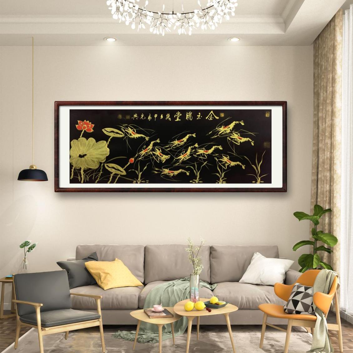 张光兴作品 金玉满堂 六尺横轴