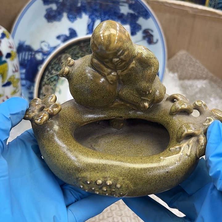 瓷片瓷器摆件 瓷器摆件