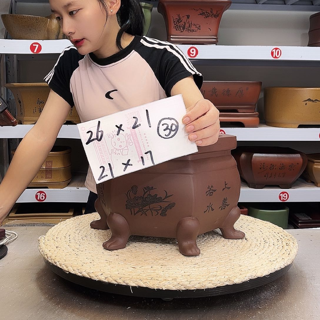 紫砂花盆紫砂花盆