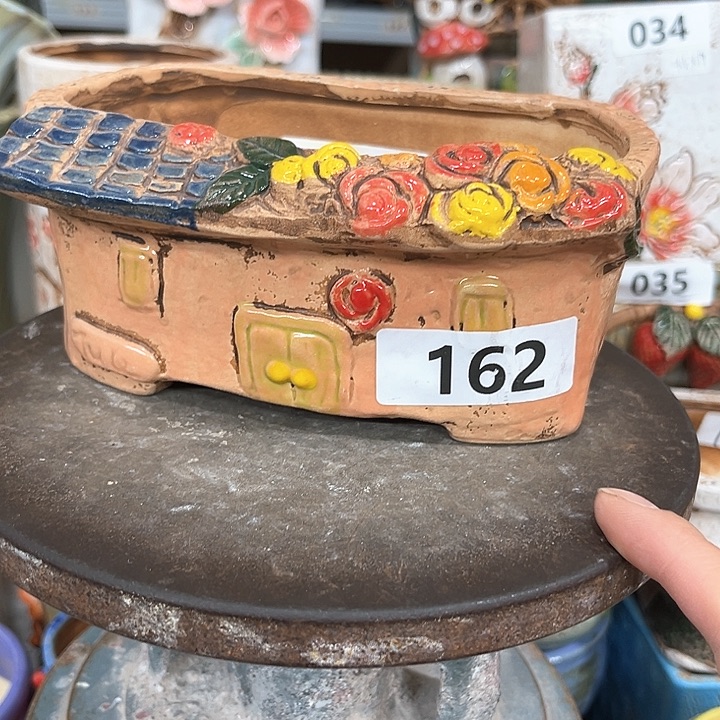 紫砂花盆粗陶材质多肉花盆