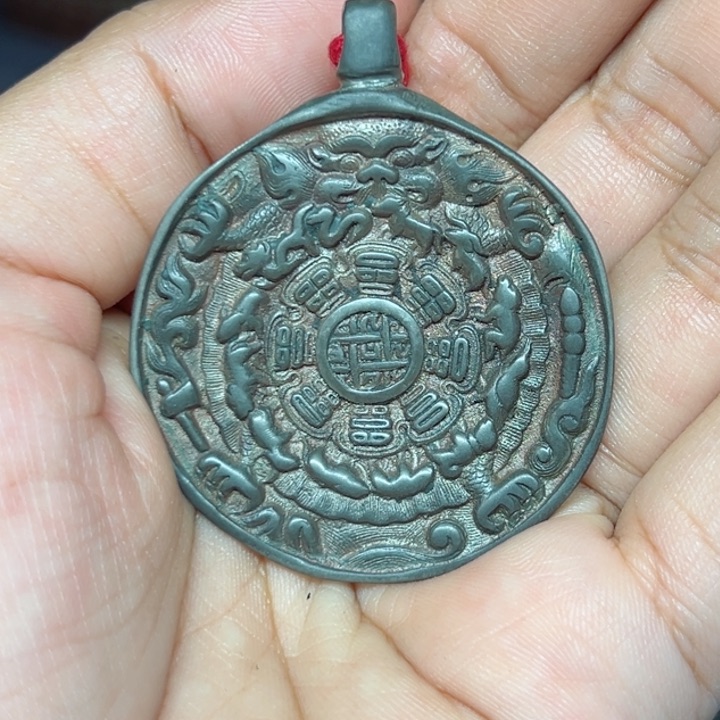 L*e铜星月菩提吊坠项链