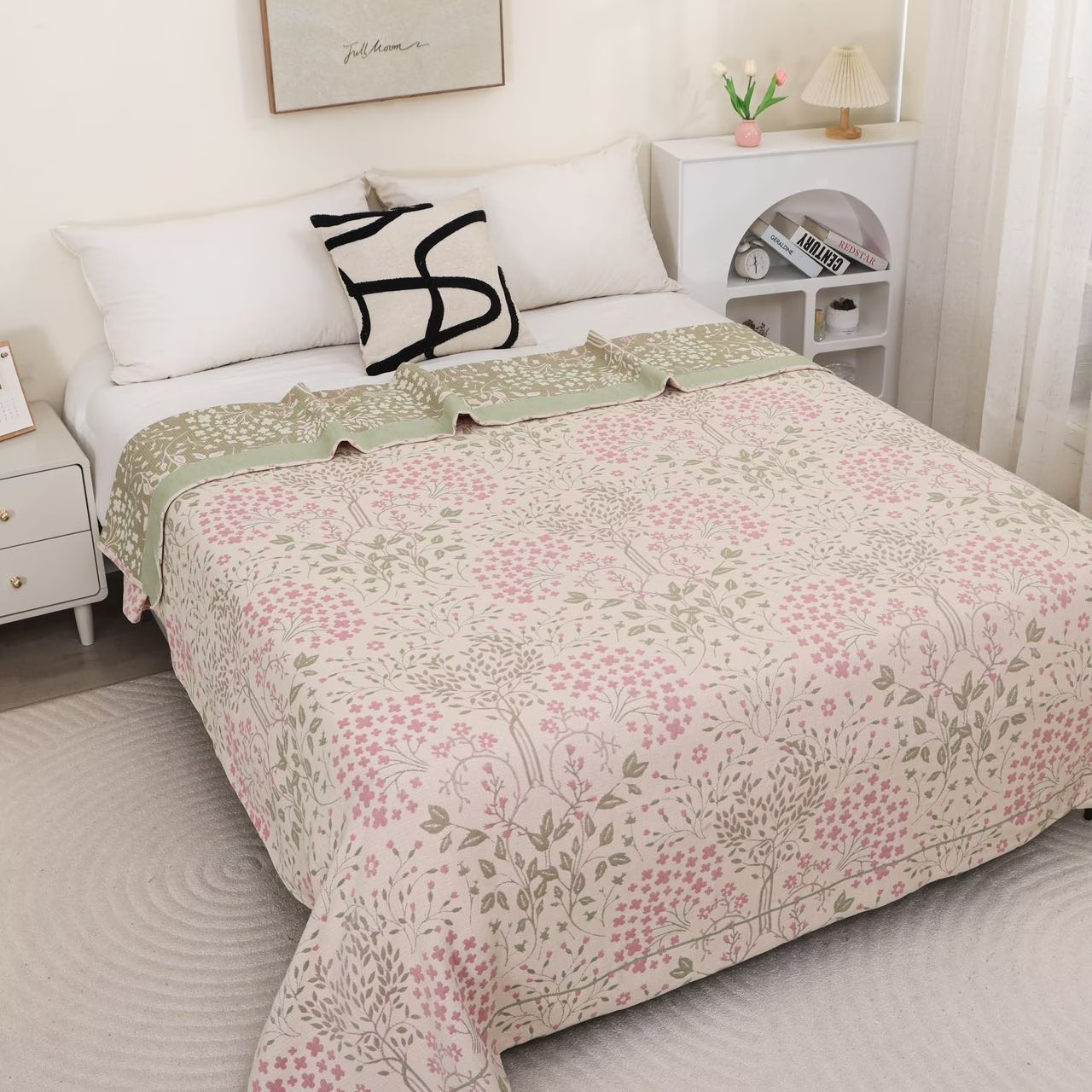 【宽边枝叶】200*230加厚舒适床盖