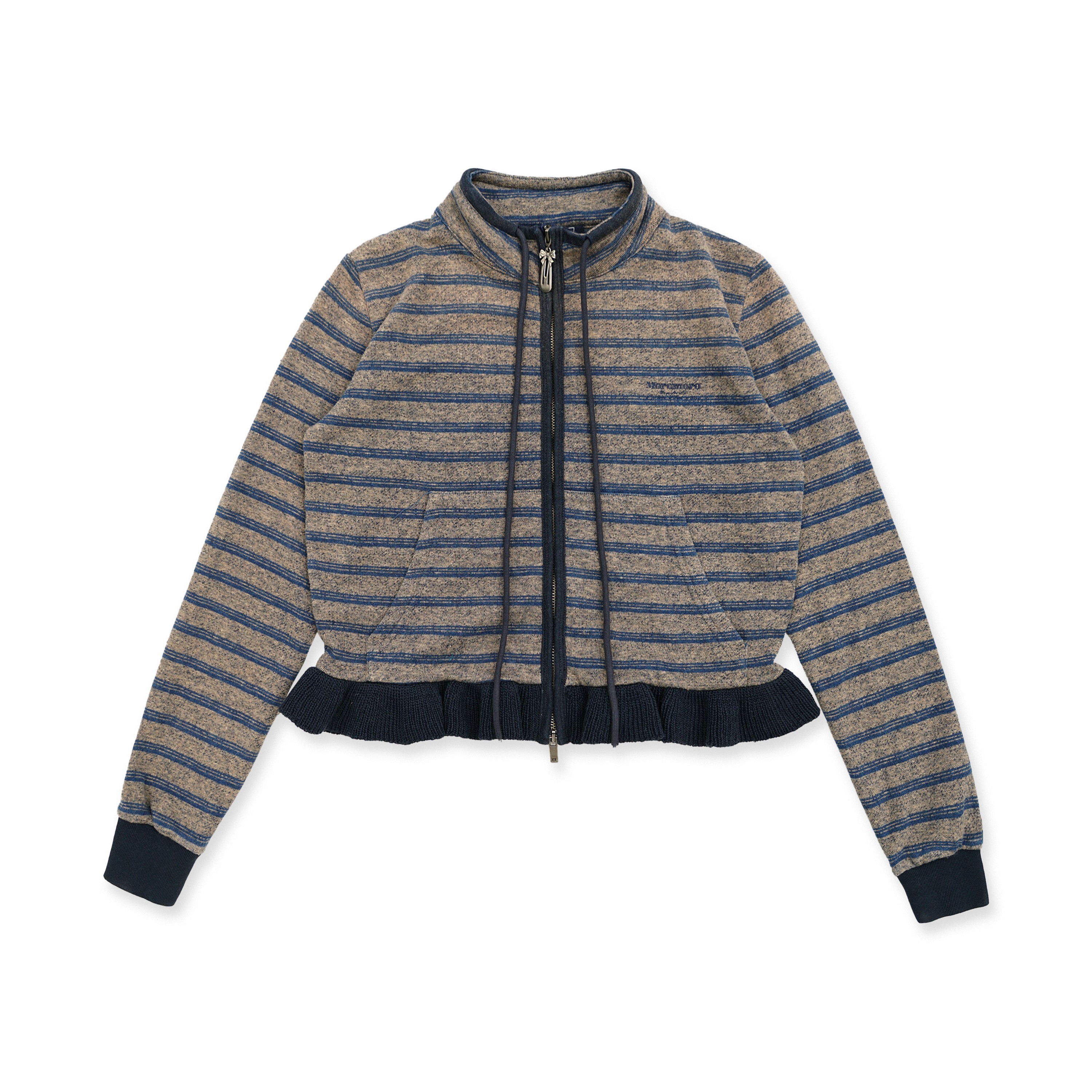 【深圳】Moromoro* 天丝亚麻撞色条纹休闲卫衣长裤系列