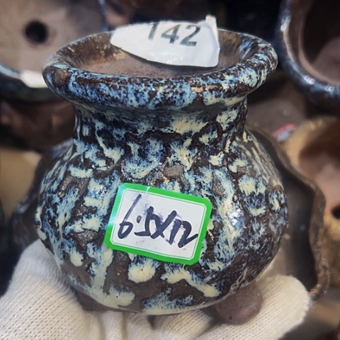 红陶粗陶花盆手工