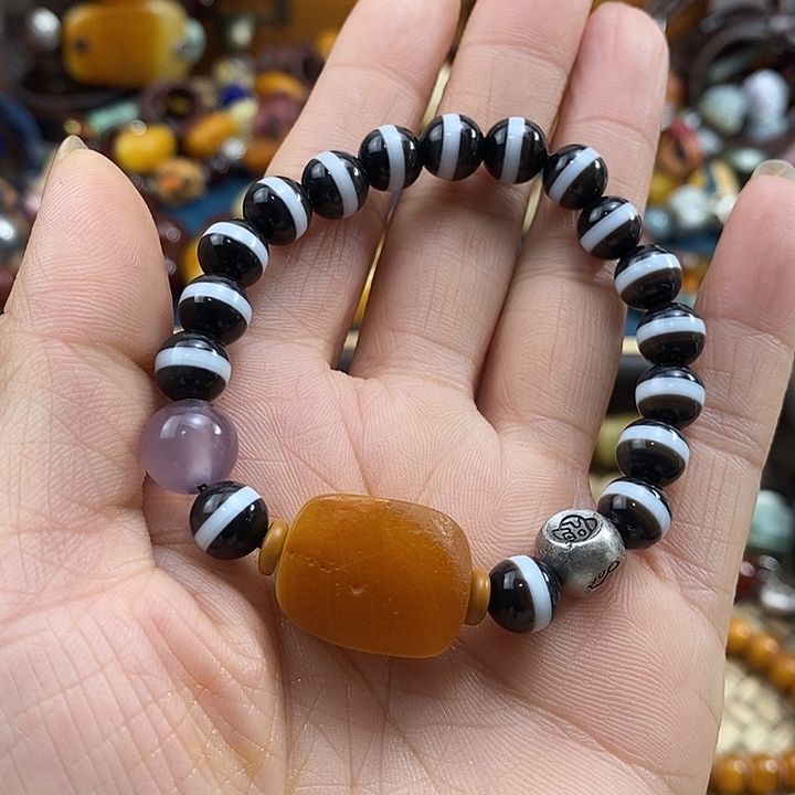 未镶嵌蜜蜡手链手链