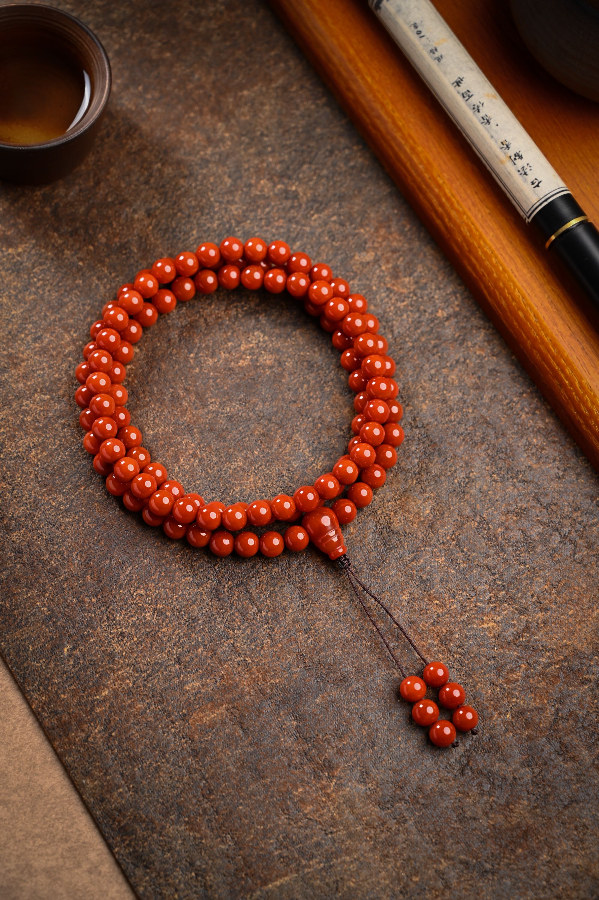 8mm瓦西，牛血红，圆珠，108手串，直播间介绍为准