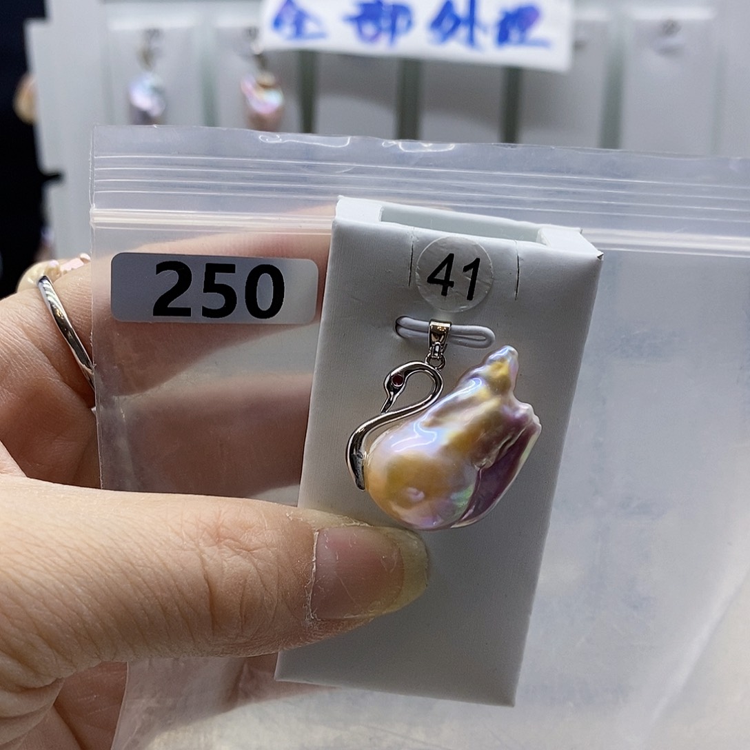 颈饰合金淡水珍珠