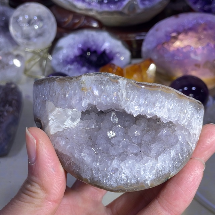 紫晶钱袋子未镶嵌