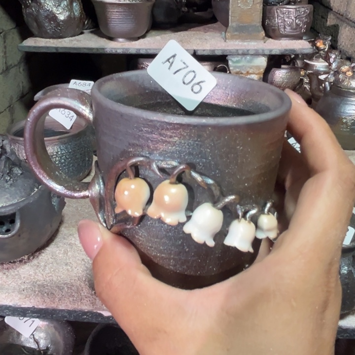 柴烧裸烧纯手工制作不元