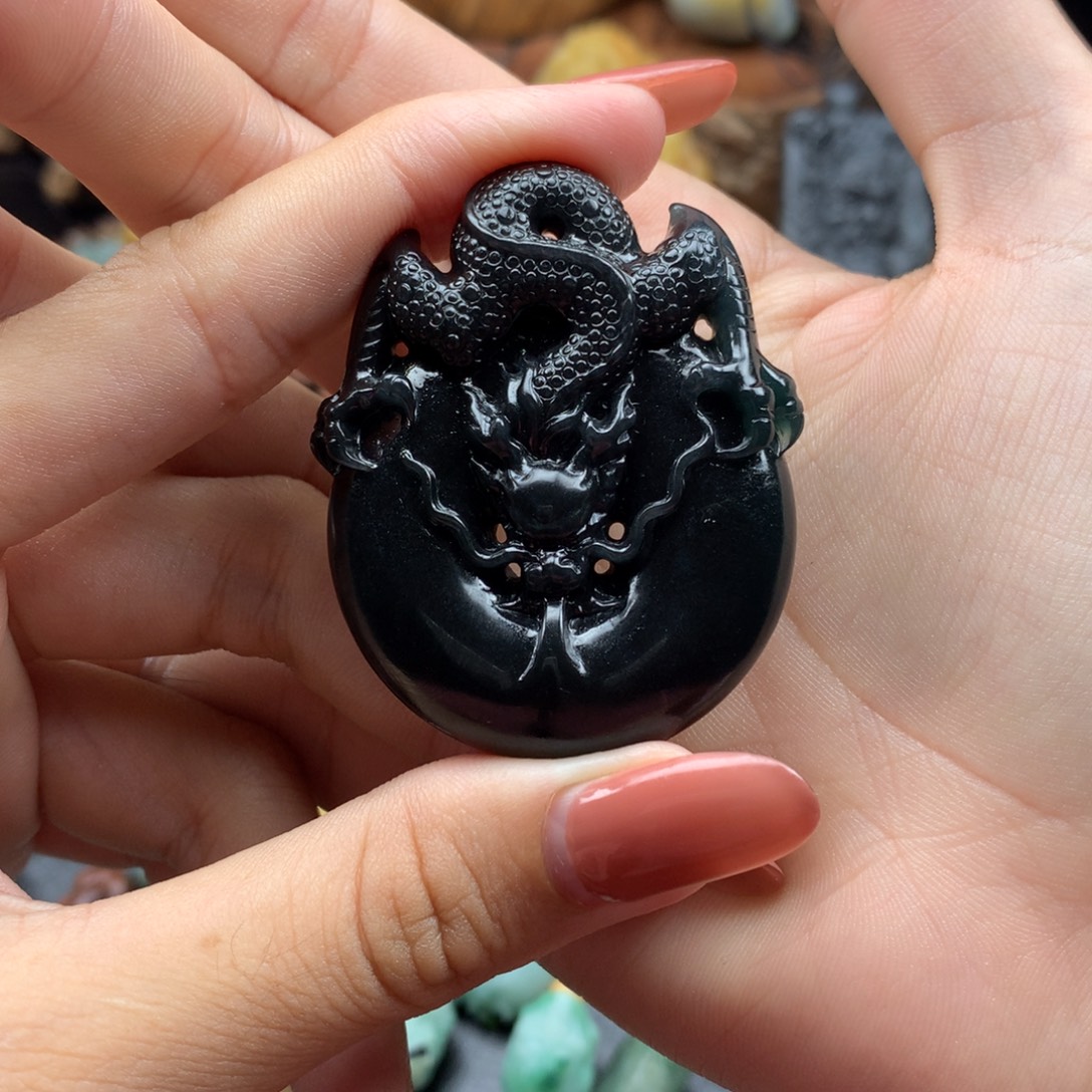 开***心定制翡翠未镶嵌翡翠