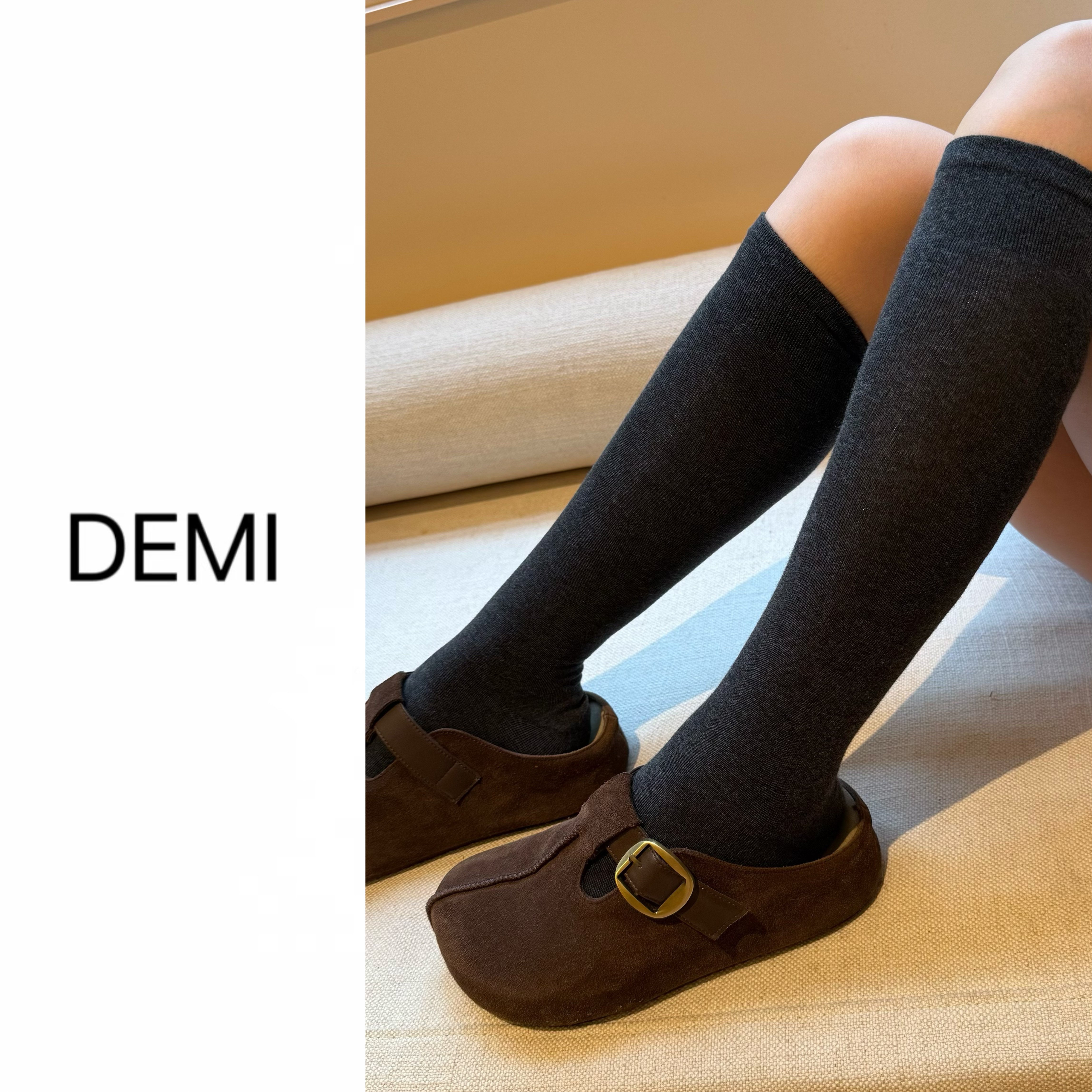 一双十九 三双二九点9  2025新款显瘦遮肉长筒小腿袜F1142