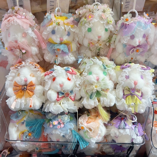 超可爱小兔LC282901洛丽塔重工小兔学生随机2只装学生文具不挑款