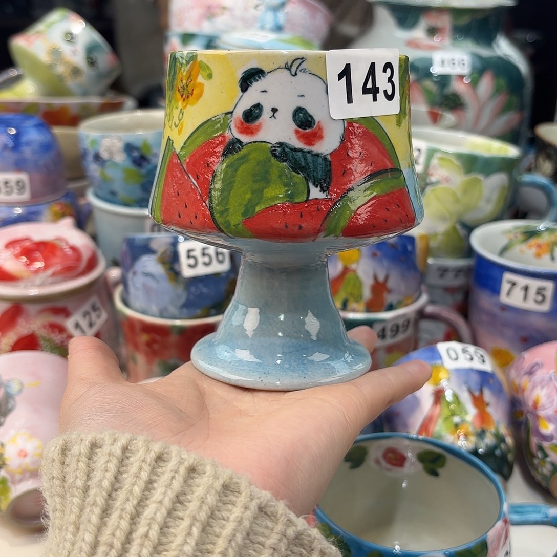 瓷片兔兔好可爱啊好