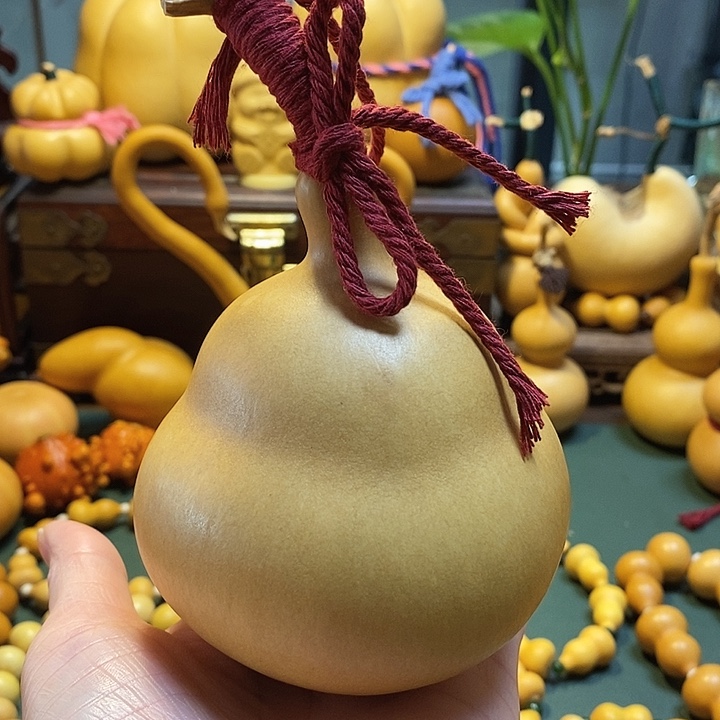 渔***岸木质类葫芦葫芦手把