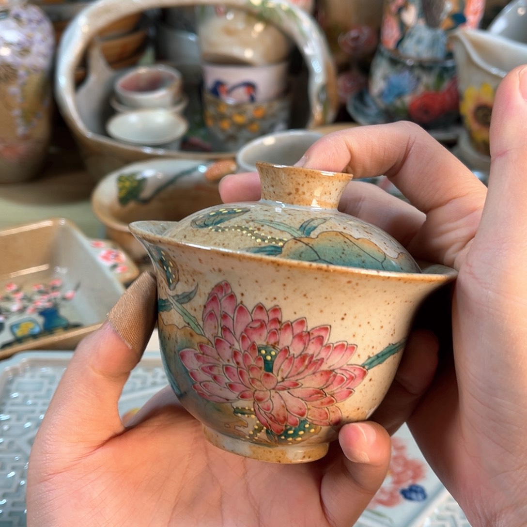 景德镇手工手绘杯