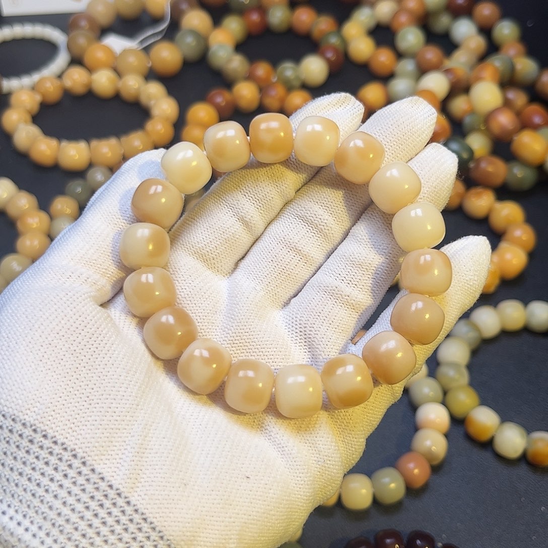 菩提根/象牙果吊坠莫奈花园桶珠默认微瑕