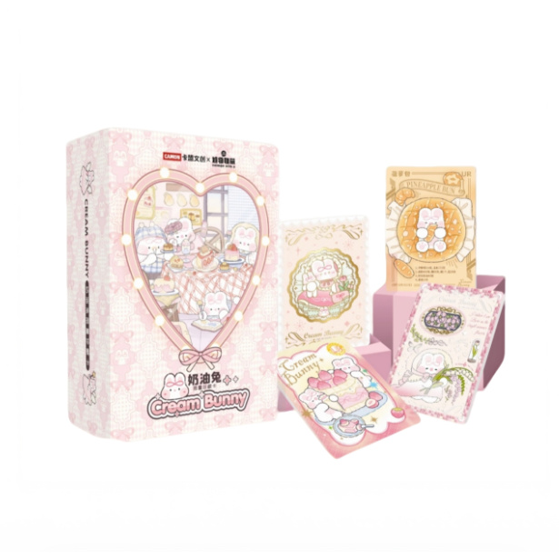 【玩法】卡盟x奶物联盟 CreamBunny奶油兔限量珍藏卡 盲盒收藏