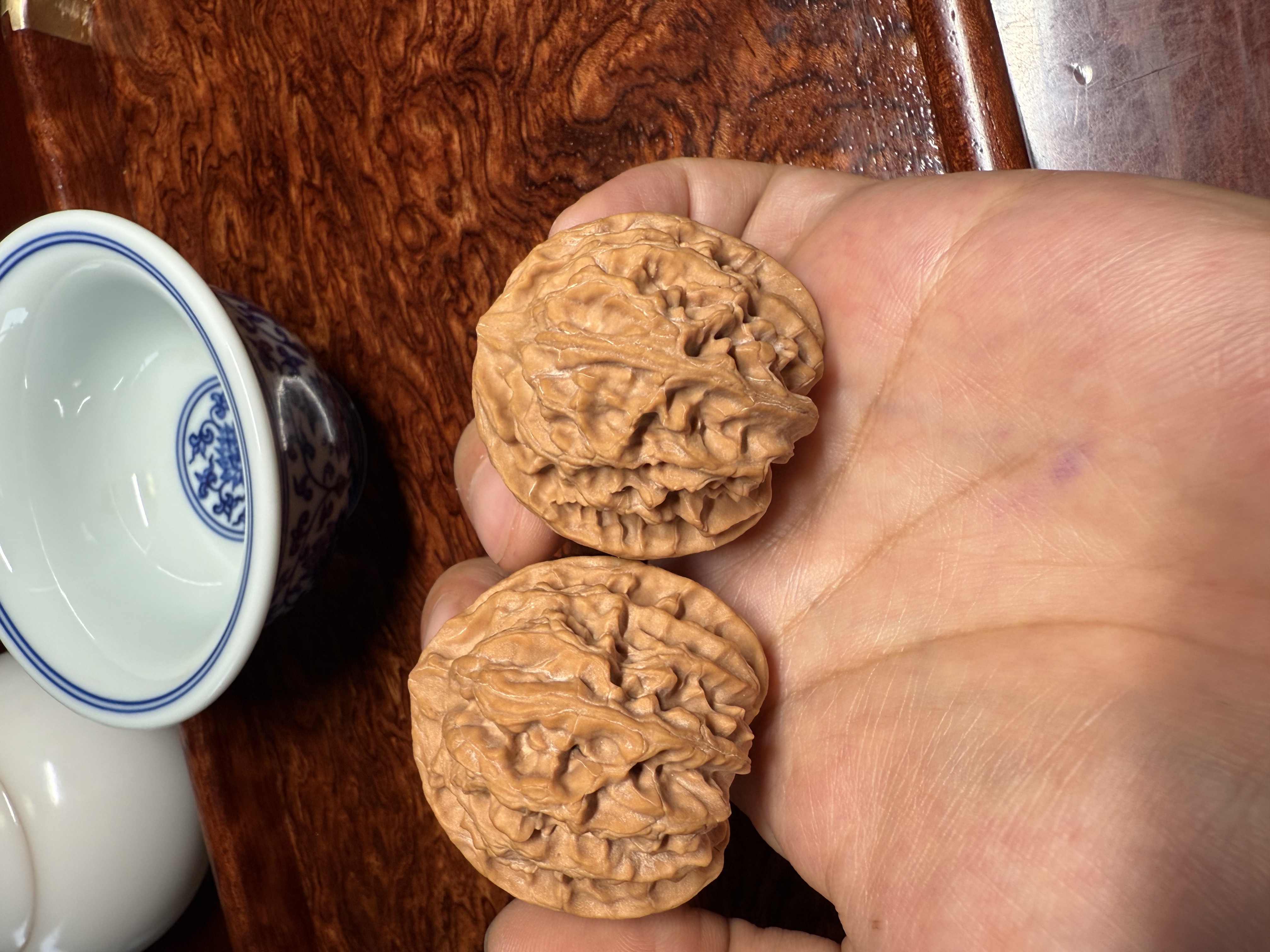 福利奖品文玩核桃35-40mm精对具体尺寸以实物为准