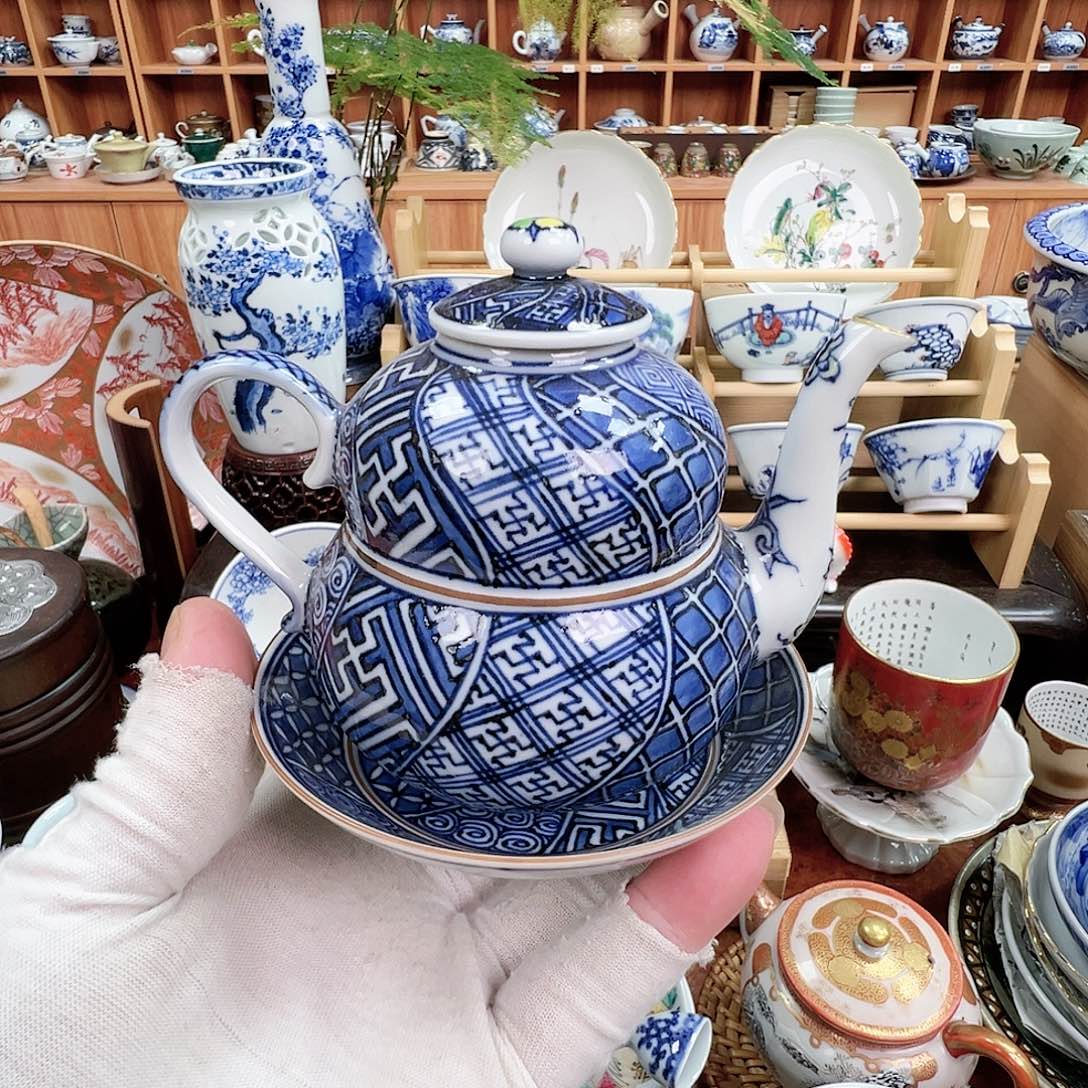 柴窑茶具茶杯平安五重小水注酱油壶