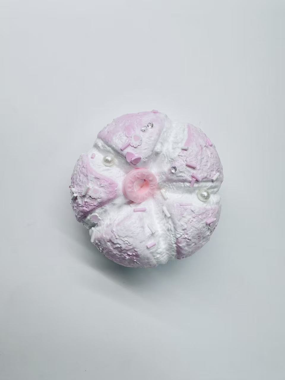 食品级硅胶纯手工制作捏捏-捏捏花朵奶芙（默认微瑕）