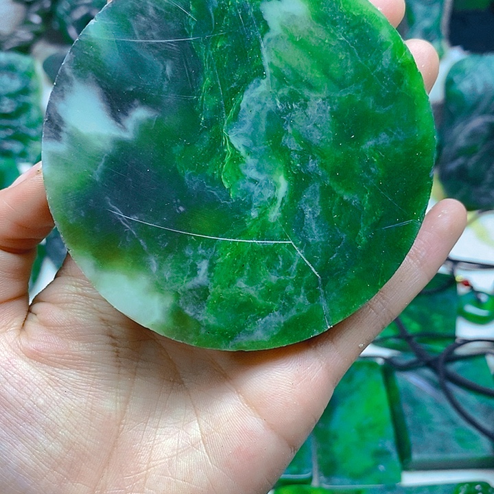 和田玉（碧玉）未镶嵌手链