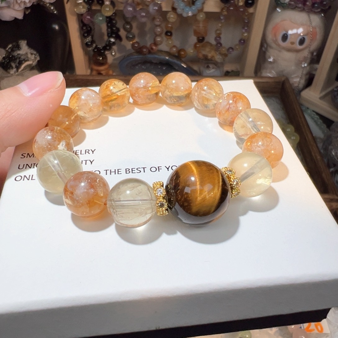 水晶手绳未镶嵌金霸