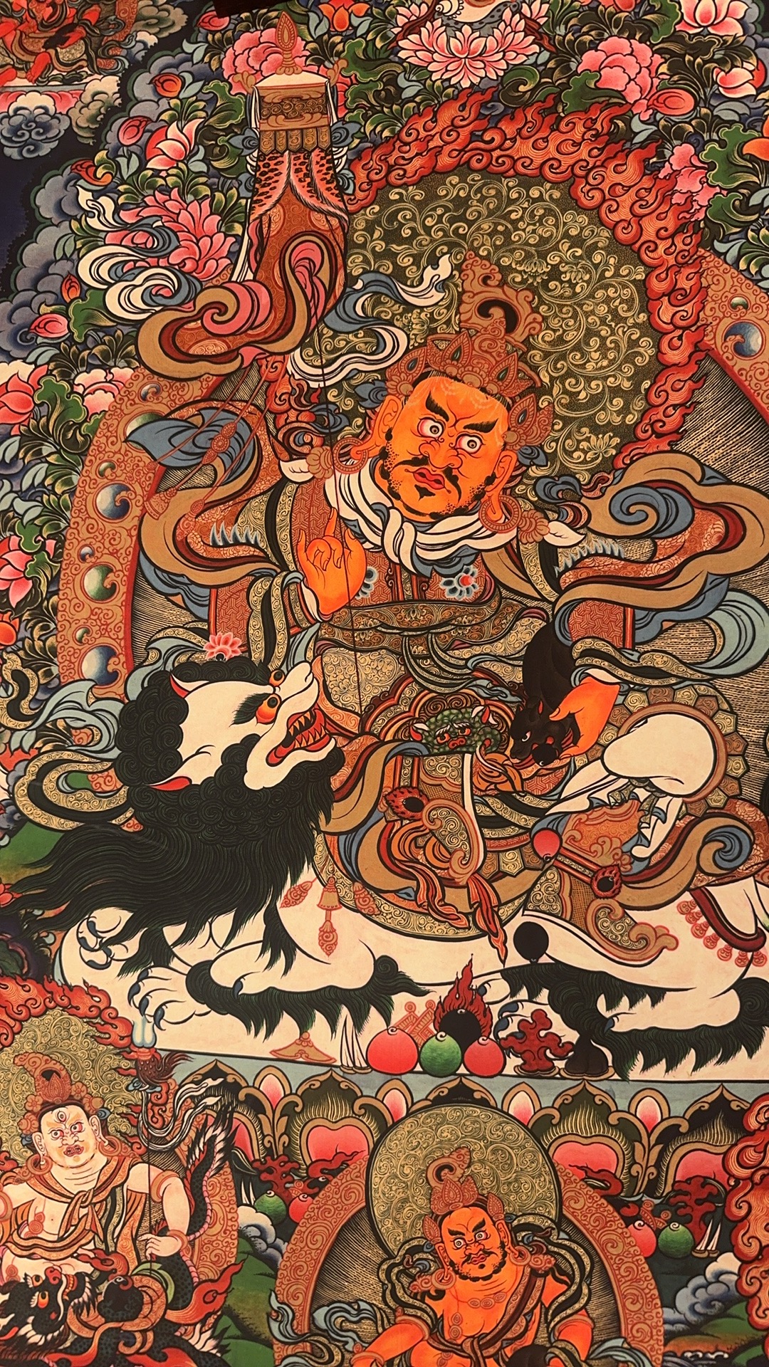 财宝天王精美唐卡tk16134