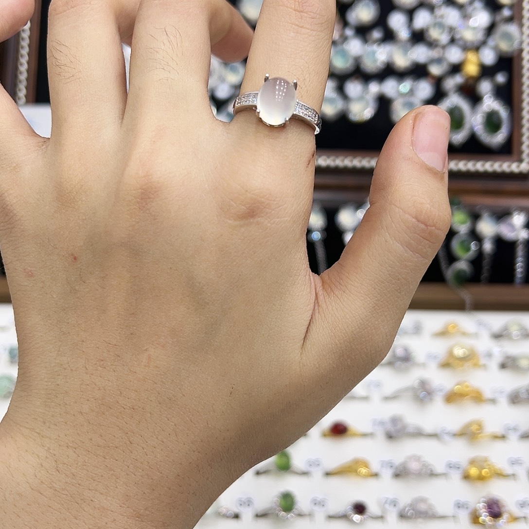 银S925镶嵌烟晶手链