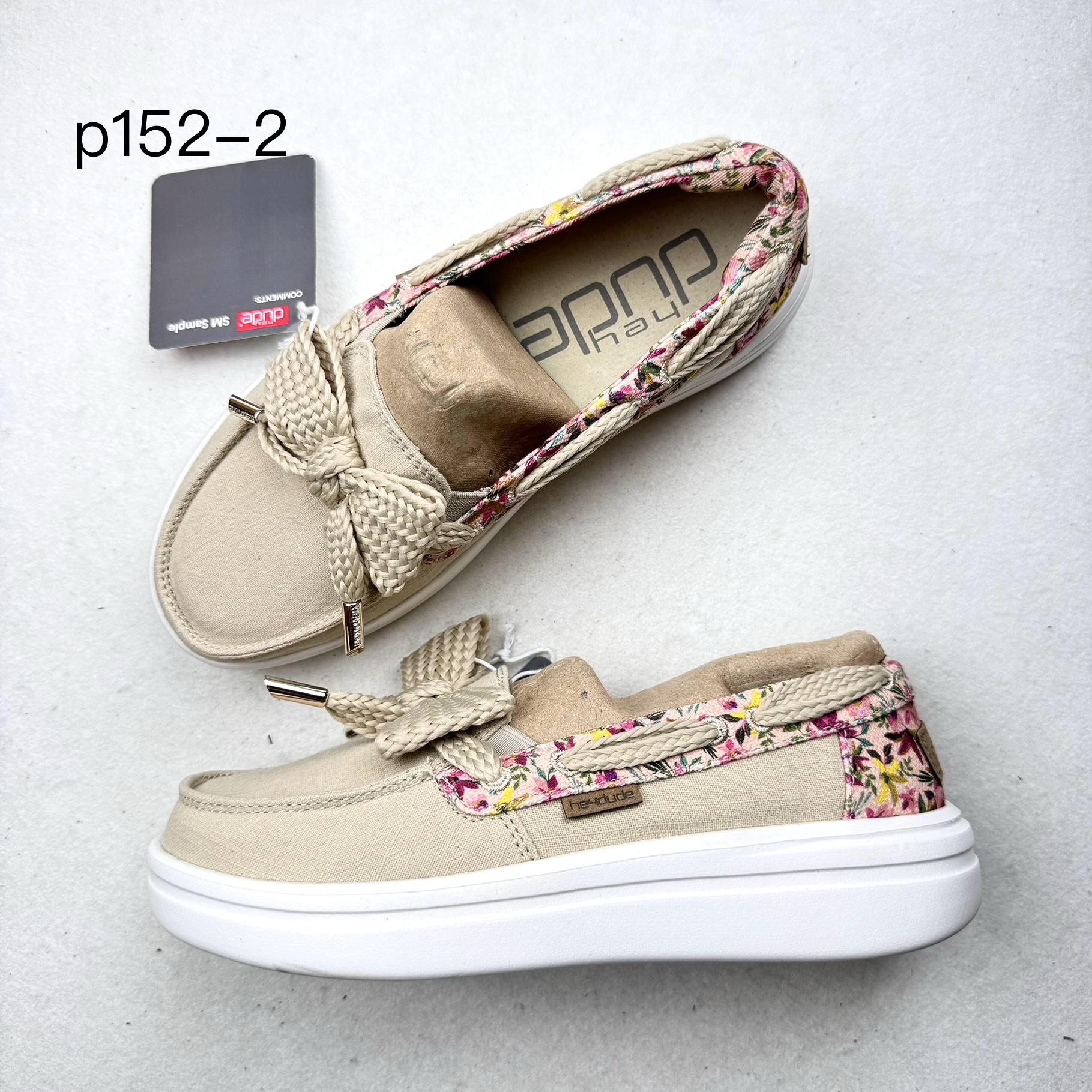 P152-153女士厚底都德dude蝴蝶结休闲韩版豆豆鞋透气增高一脚蹬